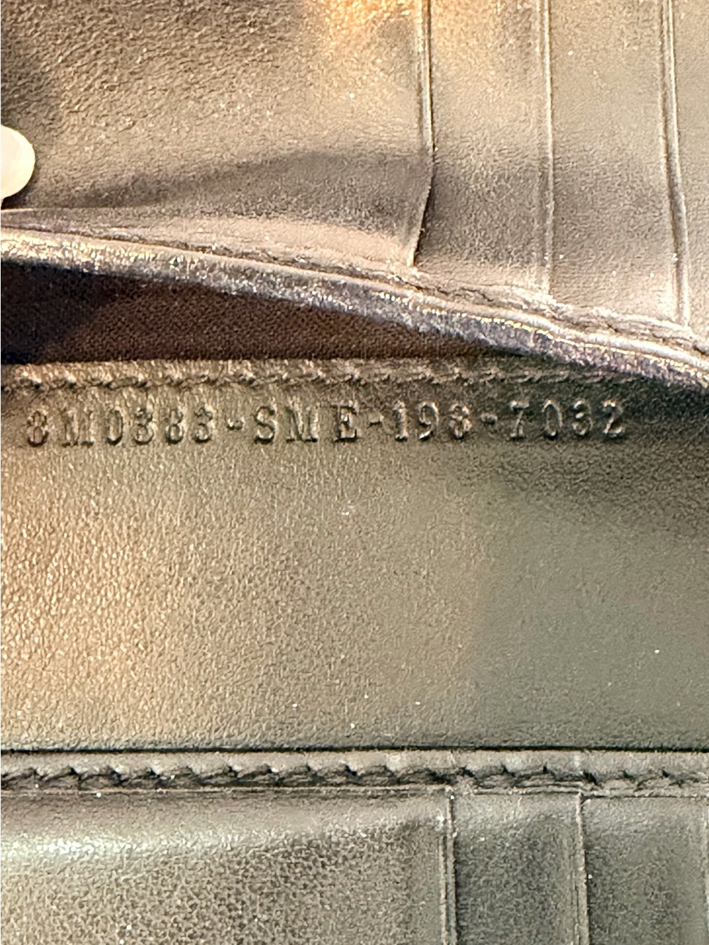 Fendi Vintage Black Leather Continental Wallet Gold Ring Hardware Made in Italy - Picture 12 of 16
